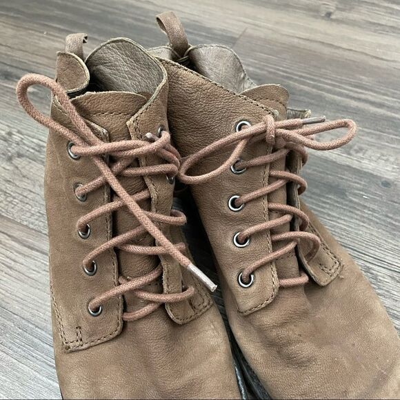 Sam Edelman Madge Women 𝅺sam Edelman brown lace up ankle booties Size 6.5